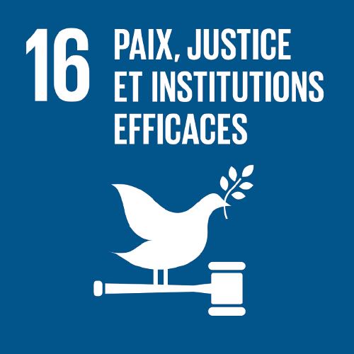 ODD 16 — Paix, justice et institutions efficaces